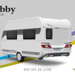 Hobby De Luxe 400 SFe model 2022 Cannenburg Back