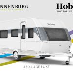 Buitenkant Hobby caravan modeljaar 2024 Hobby De Luxe 460 LU front