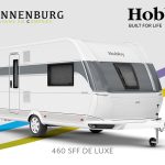 Buitenkant Hobby caravan modeljaar 2024 Hobby De Luxe 460 sff front