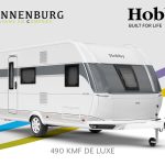 Buitenkant Hobby caravan modeljaar 2024 Hobby De Luxe 490 kmf front