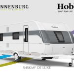 Buitenkant Hobby caravan modeljaar 2024 Hobby De Luxe 545kmf front
