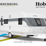 Buitenkant Hobby caravan modeljaar 2024 Hobby De Luxe 560kmfe front