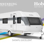Buitenkant Hobby caravan modeljaar 2024 Hobby Excellent 540wfu front