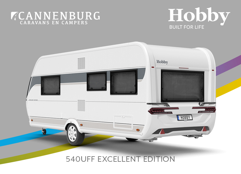 Hobby Excellent Edition 540 UFf Model 2024 Caravan Cannenburg   Buitenkant Hobby Caravan Modeljaar 2024 Hobby Excellent Edition 540uff Back 