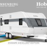 Buitenkant Hobby caravan modeljaar 2024 Hobby Excellent Edition 650kmfe front