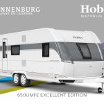 Buitenkant Hobby caravan modeljaar 2024 Hobby Excellent Edition 650umfe front