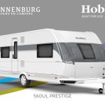 Buitenkant Hobby caravan modeljaar 2024 Hobby Prestige 560ul front