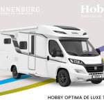 Hobby camper Optima De Luxe T65 GE model 2024 exterieur front pakket wit