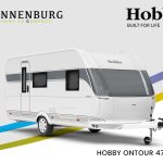 Hobby caravan ONTOUR 470 KMF model 2024 front