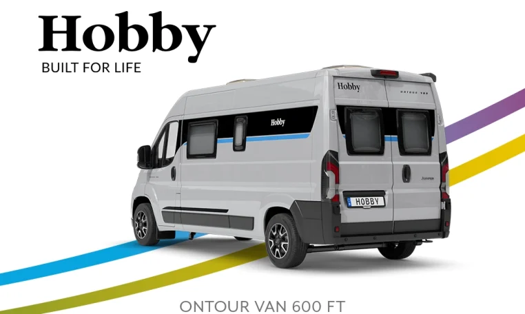 Hobby ontour van first edition 600ft grijs achterkant