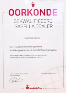 Oorkonde Isabella dealer 2023